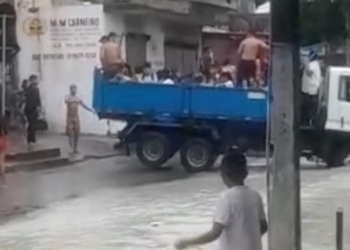 A chuva ocorreu na tarde desta terça-feira e atingiu principalmente a Zona Norte de Manaus. Foto: Reprodução