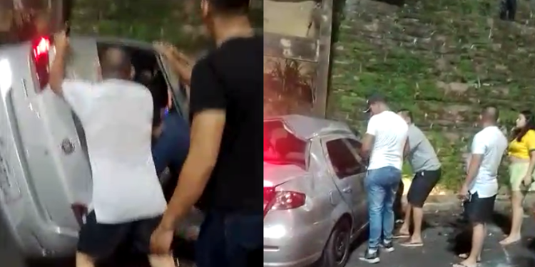 O acidente ocorreu na noite desta sexta-feira (9). Foto: Reprodução