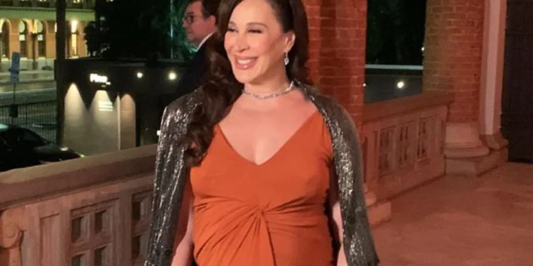 A atriz está grávida do terceiro filho. Foto: Reprodução