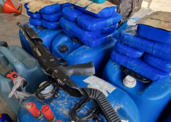 A polícia apreendeu ainda armas e drogas. Foto: SSP/AM