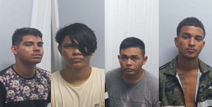 O quarteto foi levado ao 6º DIP. Foto: Reprodução