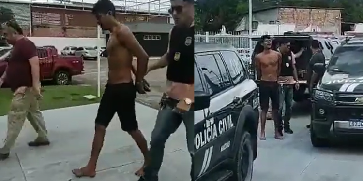 O crime ocorreu na manhã de Natal, no domingo (25), e horas depois o suspeito foi preso. Foto: Reprodução