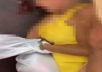 A mulher não foi identificada e não há informações sobre seu estado de saúde. Foto: Divulgação