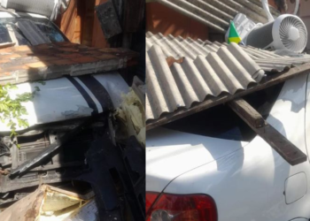 O acidente aconteceu na tarde desta sexta-feira (9). Foto: Reprodução