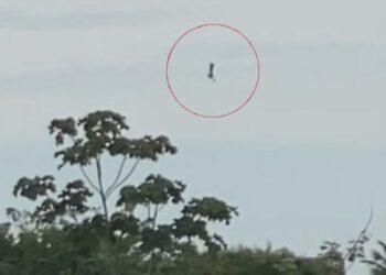 O acidente aconteceu nesta tarde. Foto: Reprodução