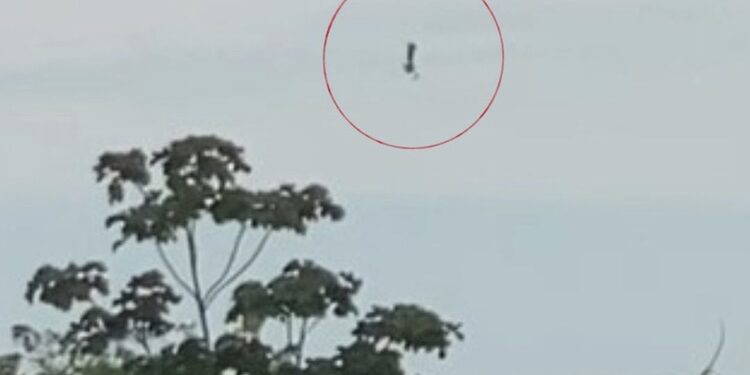 O acidente aconteceu nesta tarde. Foto: Reprodução