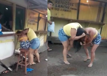 Com o tanto de cabelo puxado, dava pra fazer uma peruca. Foto: Reprodução