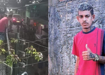 Um dos suspeitos foi preso em flagrante após se entregar. Foto: Reprodução