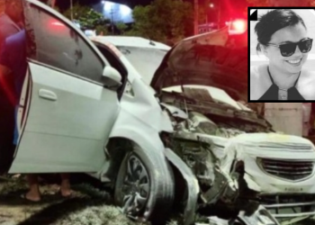 A professora ficou presa nas ferragens. Foto: Reprodução