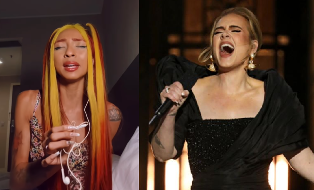 O vídeo viralizou nas redes sociais e mostrou a potência vocal de Ruivinha. Foto: Reprodução