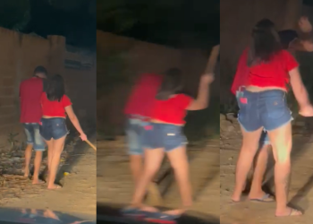 A surra foi flagrada por moradores. Foto: Reprodução