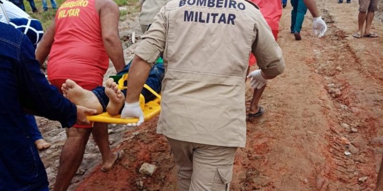 O acidente ocorreu durante a madrugada. Foto: Divulgação - CBMAM