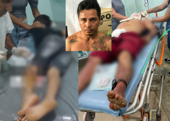 Eles foram atendidos no hospital e 'Tróia' estaria em estado grave. Foto: Reprodução