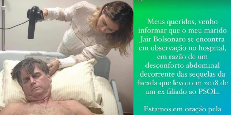 A ex-primeira dama postou uma mensagem nas redes sociais falando da internação. Foto: Reprodução