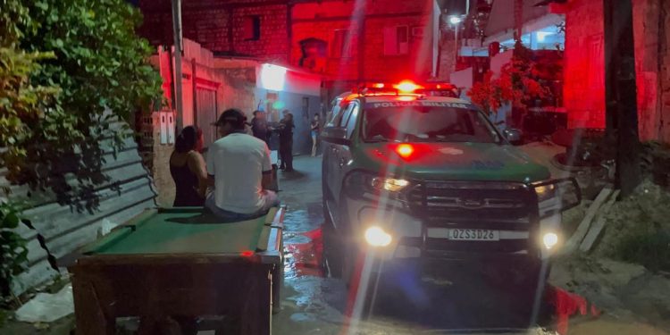 O crime ocorreu na rua Travessa Piauí, conjunto Braga Mendes, bairro Cidade de Deus, Zona Norte de Manaus. Foto: Divulgação