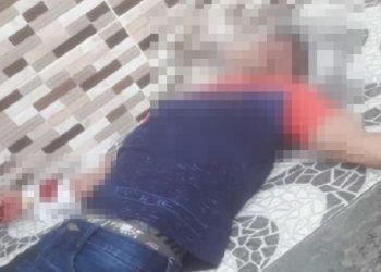 O crime ocorreu na tarde desta segunda-feira (16) e a vítima morreu na hora. Foto: Reprodução