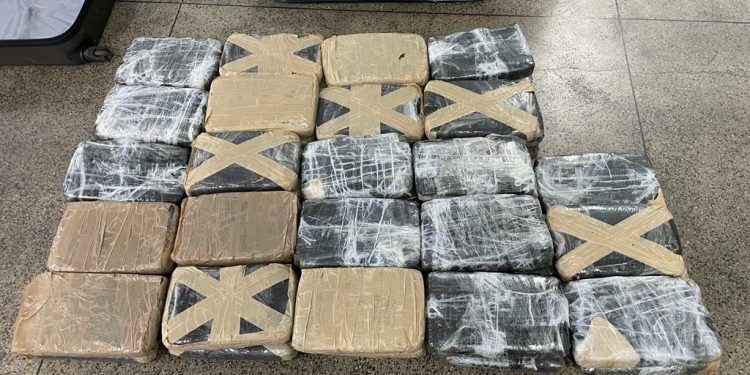 A prisão aconteceu assim que o suspeito chegou em Manaus. Foto: Divulgação/PC