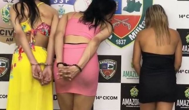 O crime ocorreu na noite desta sexta-feira (21) e elas foram presas em flagrante. Foto: Reprodução