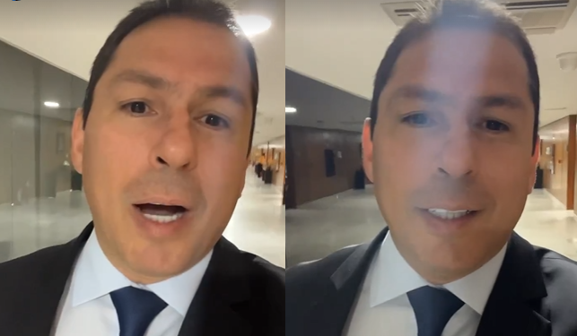 O parlamentar disse que a energia do local mudou para melhor. Foto: Reprodução/Instagram