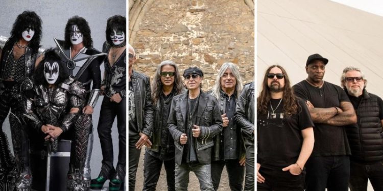 As atrações são as bandas Kiss, Scorpions e Sepultura. Foto: Reproduçã/Internet