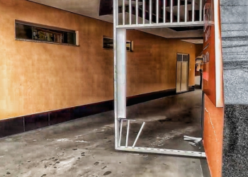 O prejuízo ficou para o motel, que busca informações sobre o motorista. Foto: Divulgação