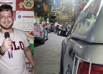 O crime ocorreu na noite desta quarta-feira (4) e a vítima ainda tentou correr. Foto: Reprodução