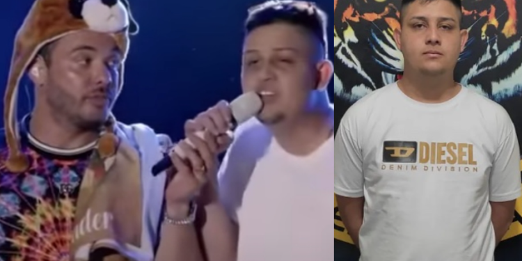 O rapaz chegou a aparecer em gravação cantando ao lado do cantor. Foto: Reprodução