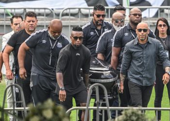 Pelé foi sepultado o cemitério vertical Memorial Necrópole Ecumênica. Foto: AFP - Divulgação
