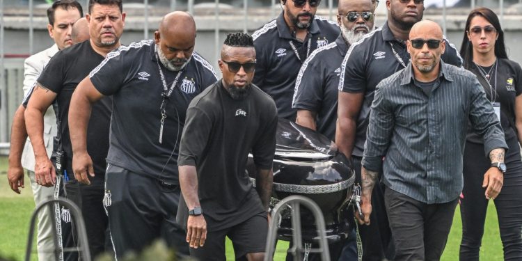 Pelé foi sepultado o cemitério vertical Memorial Necrópole Ecumênica. Foto: AFP - Divulgação