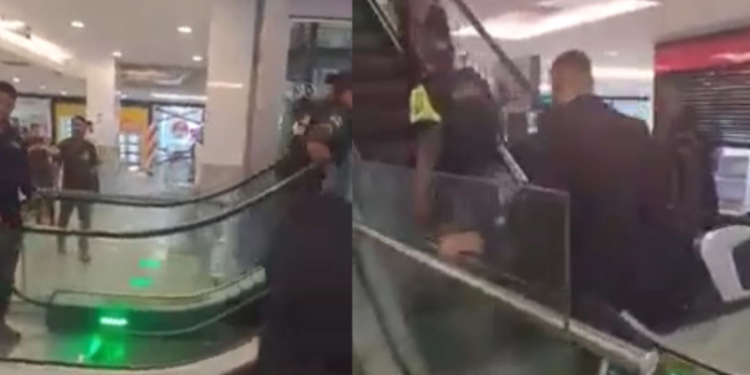 O fato ocorreu na tarde deste sábado (28) e deixou clientes e funcionários desesperados. Foto: Reprodução