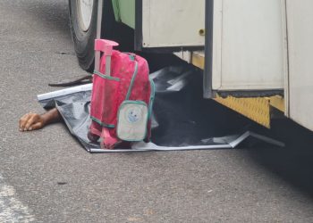 Idoso morre esmagado por ônibus na Compensa