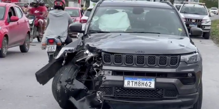 O acidente ocorreu na manhã deste sábado (4). Foto: Reprodução