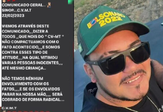 Edgar Ricardo de Oliveira se entregou à polícia após o crime. Foto: Reprodução