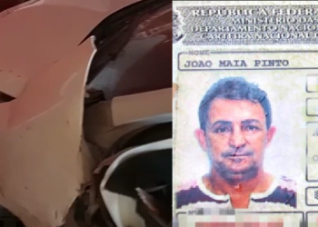 O crime aconteceu na tarde desta terça-feira (7) e ainda causou uma batida. Foto: Reprodução