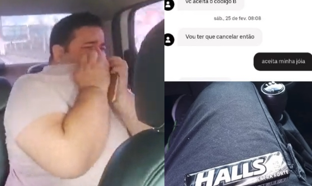 O passageiro acabou sendo levado para a delegacia após a proposta. Foto: Reprodução