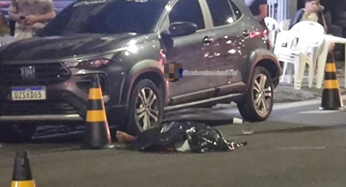 O acidente ocorreu na madrugada deste sábado (25). Foto: Reprodução