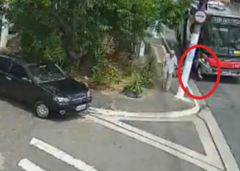 O idoso morreu na hora e o condutor prestou socorro. Foto: Reprodução