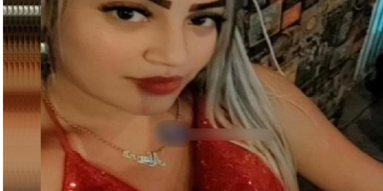 A jovem de 20 anos foi atingida com um tiro. Foto: Reprodução