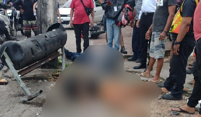 O acidente ocorreu nas primeiras horas da manhã deste domingo. Foto: Reprodução