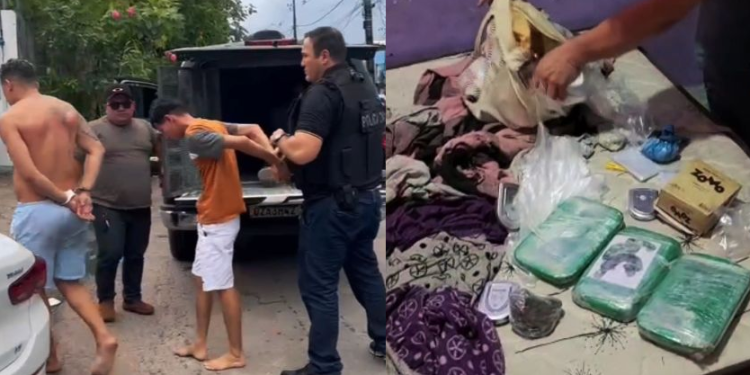 O bando assaltou uma casa no Educandos em Janeiro e as vítimas ficaram reféns por 12 horas. Foto: Reprodução