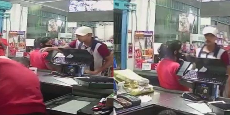 O crime aconteceu na noite desta sexta-feira (24) e foi gravado por câmeras de segurança. Foto: Reprodução