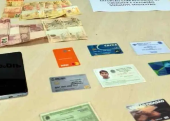 O homem foi preso após a polícia descobrir que ele recebeu R$ 1 mil via PIX. Foto: Reprodução