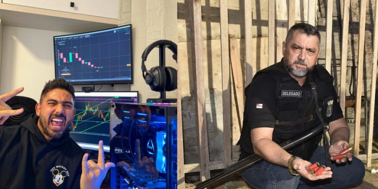 Tayrone é filho do ex-delegado Orlando Amaral, que por muitos anos comandou a DERFD. Foto: Reprodução/Instagram