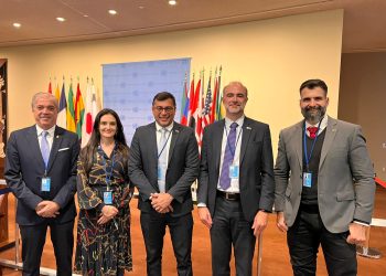 Nesta quinta-feira, Wilson Lima participou de dois painéis. Foto: Diego Peres / Secom