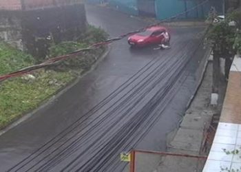 O menino estava caminhando com o irmão quando ocorreu o acidente. Foto: Reprodução