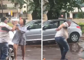 O crime chocou pela covardia do homem. Foto: Reprodução