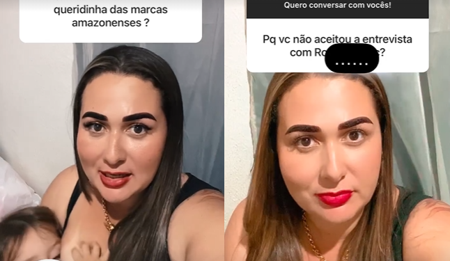 Sem papas na língua, Aline foi direta nas respostas. Foto: Reprodução/Instagram