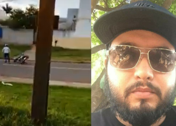 O crime ocorreu na tarde desta quinta-feira (9) e muitas pessoas viram. Foto: Reprodução