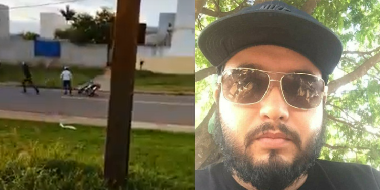 O crime ocorreu na tarde desta quinta-feira (9) e muitas pessoas viram. Foto: Reprodução