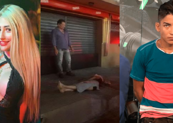 O crime aconteceu em 2019, na frente de uma boate no Centro de Manaus. Foto: Reprodução